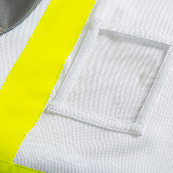 PT-12 Yellow Reflective Tape Polo (Short-sleeved) - each印服裝訂造專門店