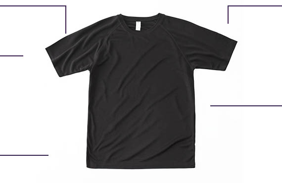 TSP-A 純色運動料T-Shirt的細節